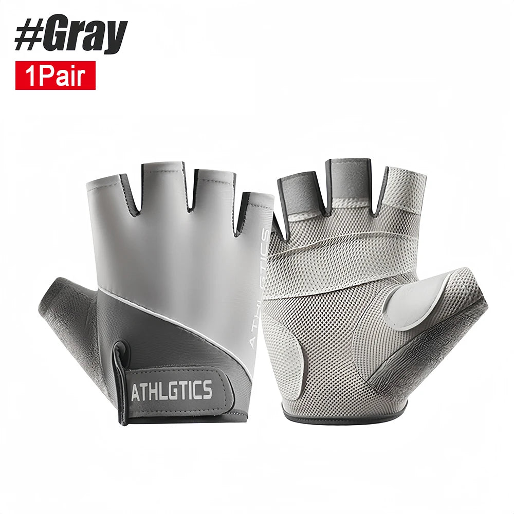 Breathable Fingerless Workout & Cycling Gloves (Pair)