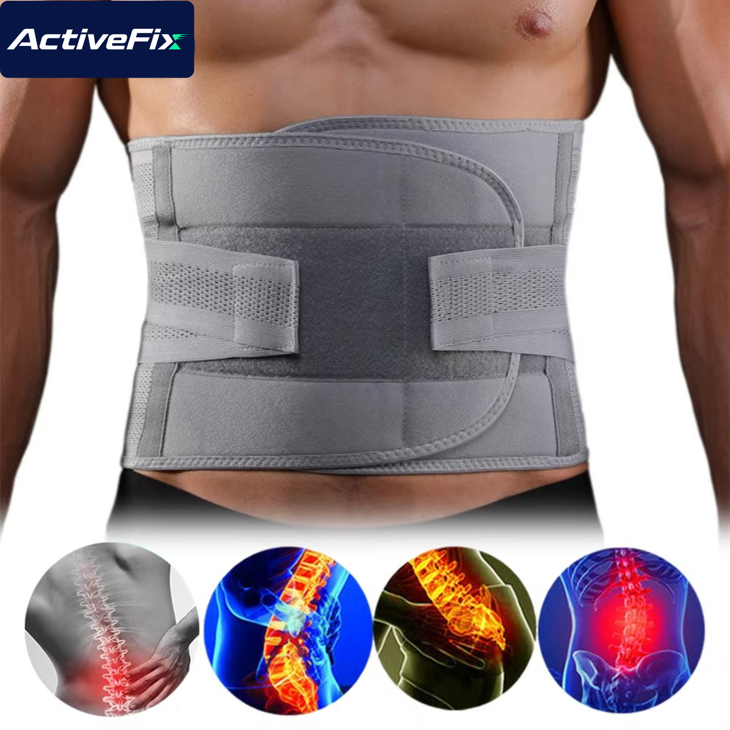 Ergonomic Lumbar Support Back Belt