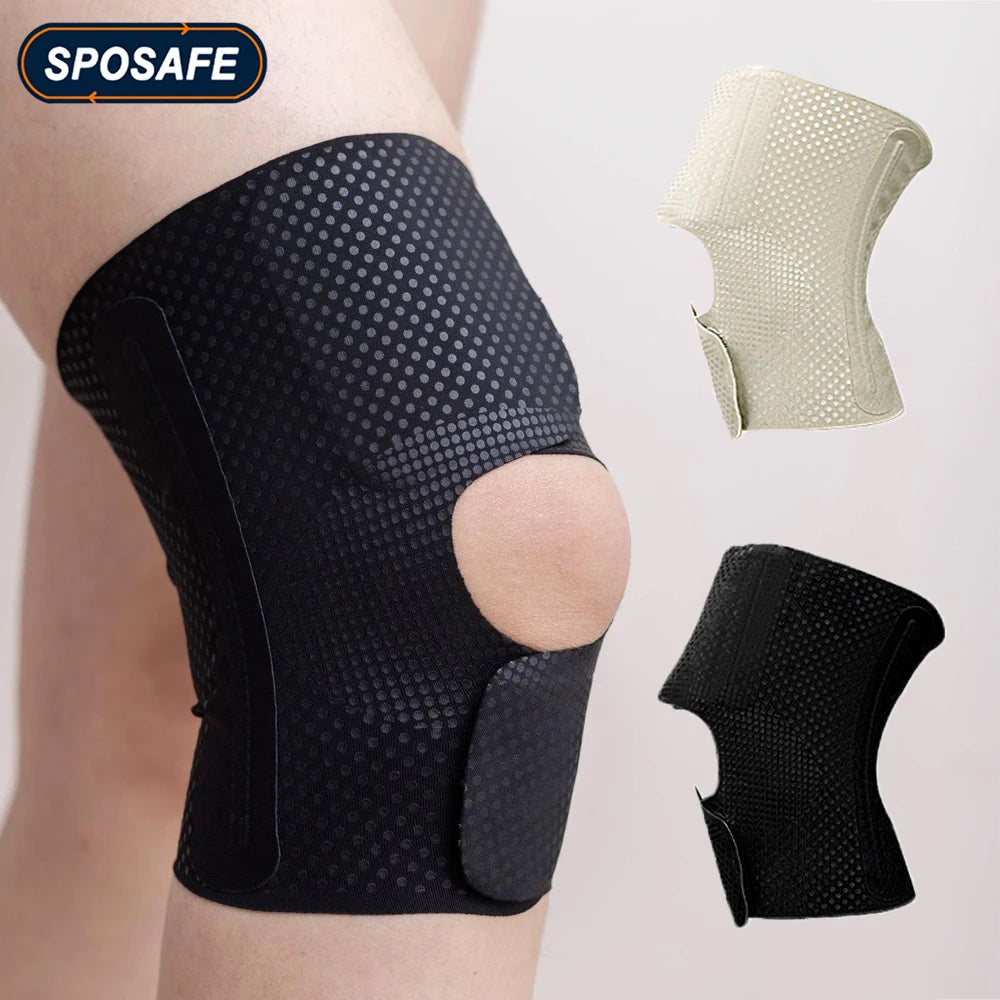 Open-Patella Dual Side Stabilizer Knee Brace