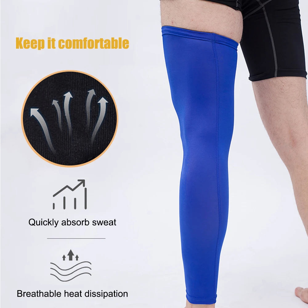UV-Protection Long Leg Compression Sleeves (Pair)