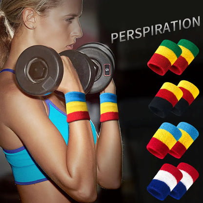Retro Sports Headband & Wristband Set (3-Piece)