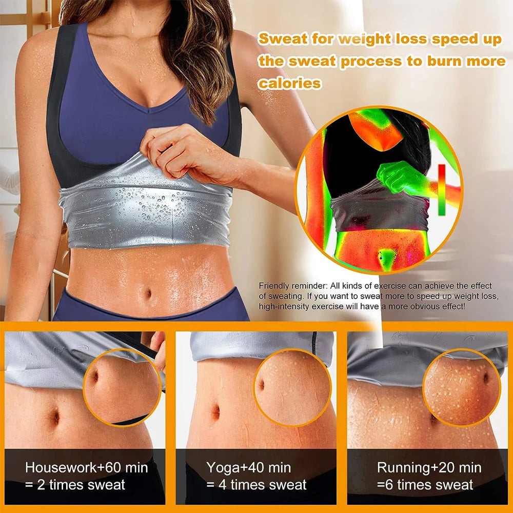 Women's Compression Sauna Sweat Tank