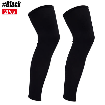 UV-Protection Long Leg Compression Sleeves (Pair)