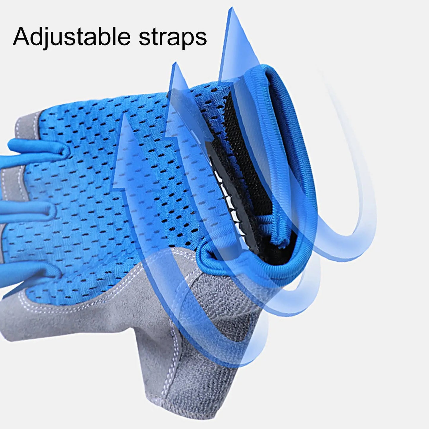Kids Non-Slip Half-Finger Sports Gloves (Pair)