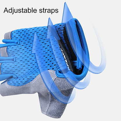 Kids Non-Slip Half-Finger Sports Gloves (Pair)