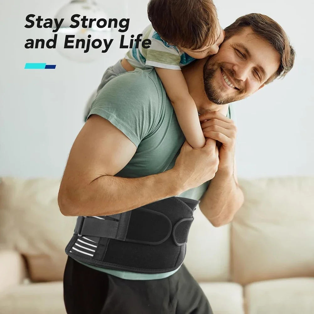 Heavy-Duty Lumbar Support Back Brace