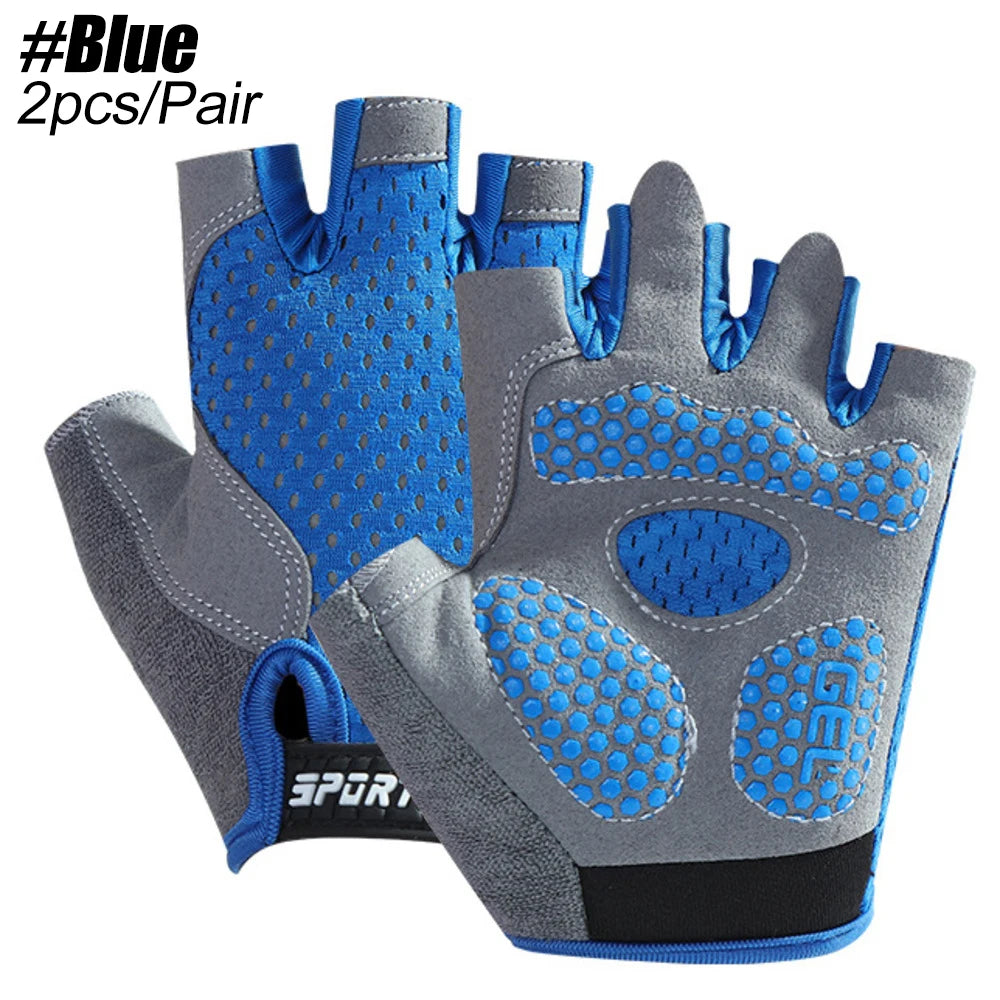 Kids Non-Slip Half-Finger Sports Gloves (Pair)