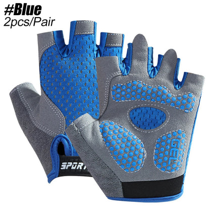 Kids Non-Slip Half-Finger Sports Gloves (Pair)