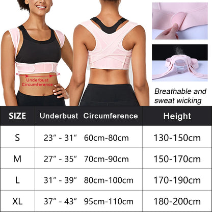 Adjustable Upper Back Posture Corrector