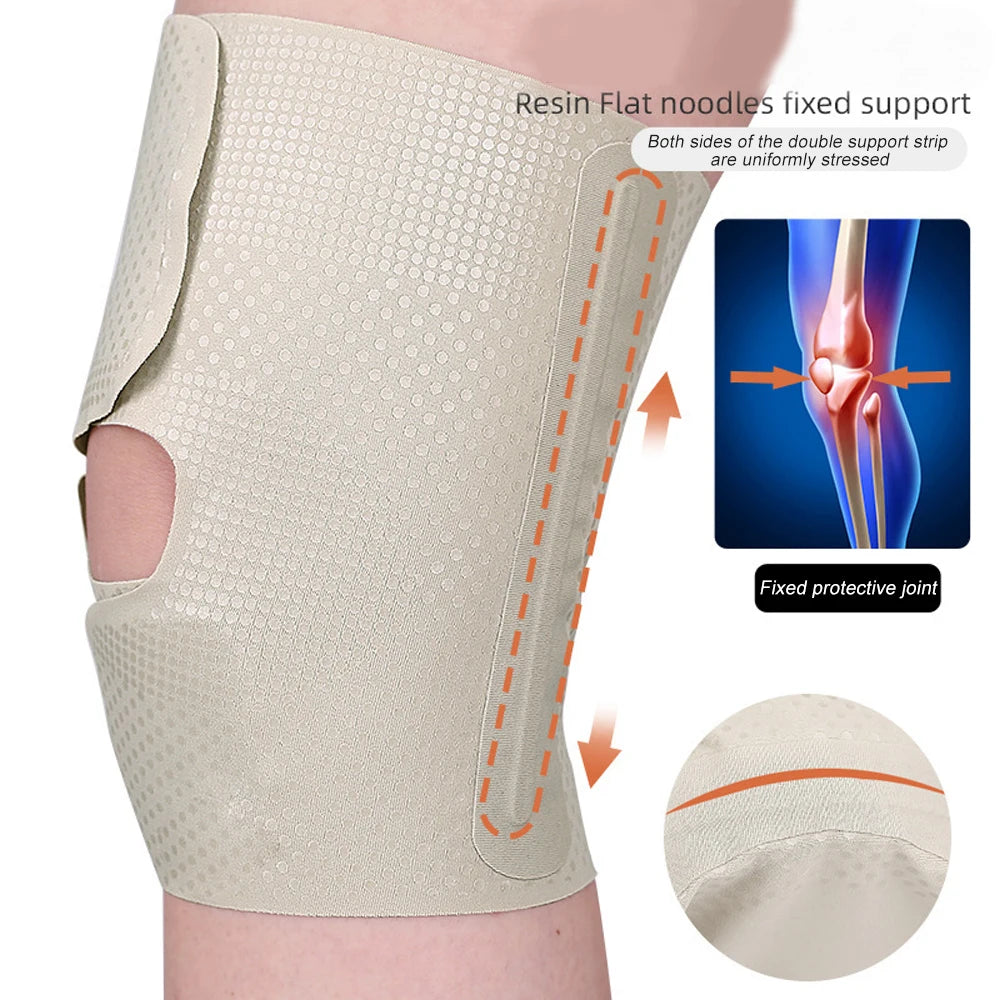 Open-Patella Dual Side Stabilizer Knee Brace