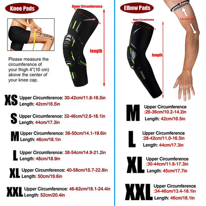 Crashproof Knee & Elbow Guard Pads (Pair)