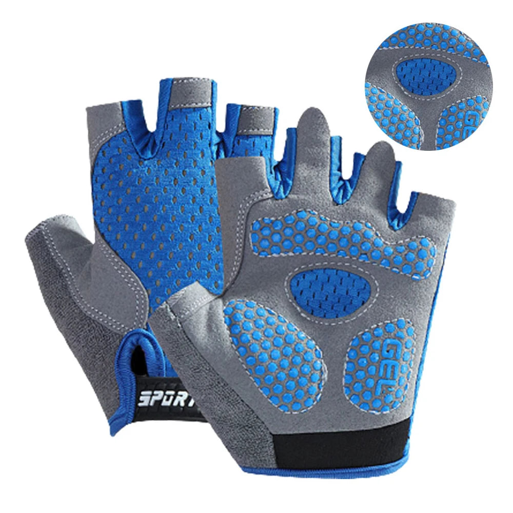 Kids Non-Slip Half-Finger Sports Gloves (Pair)