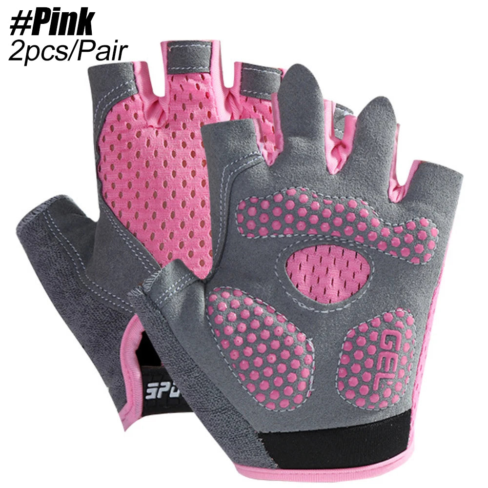 Kids Non-Slip Half-Finger Sports Gloves (Pair)