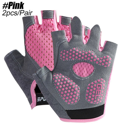 Kids Non-Slip Half-Finger Sports Gloves (Pair)