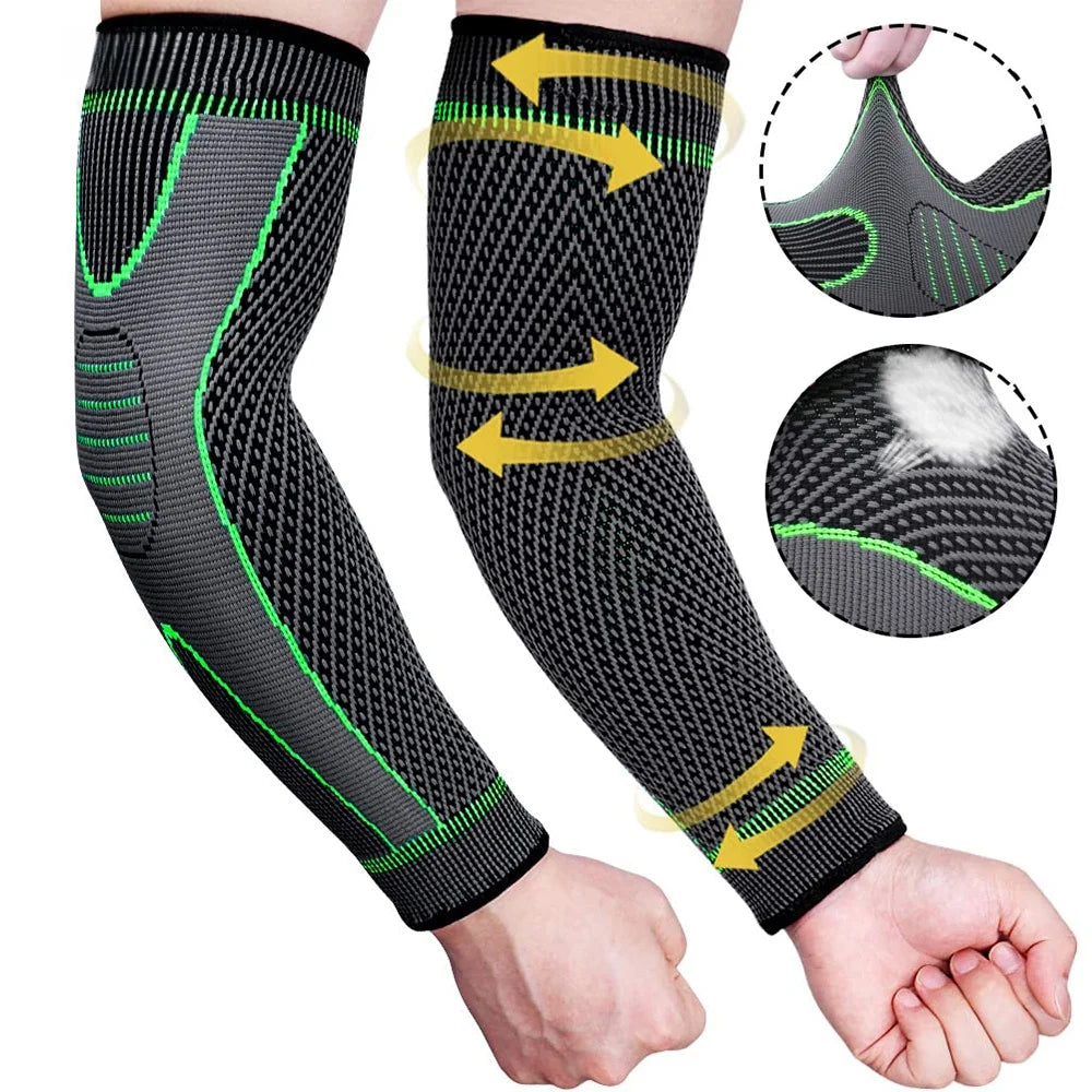 Anti-Slip Arm Compression Sleeves (Pair)