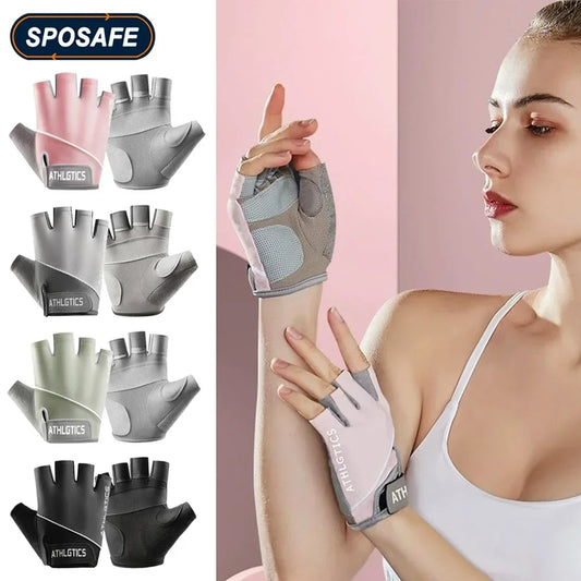 Breathable Fingerless Workout & Cycling Gloves (Pair)