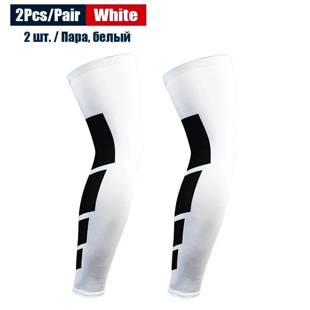 Full-Length Shin & Knee Compression Sleeves (Pair)