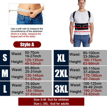 Full Back & Spine Corrector Brace