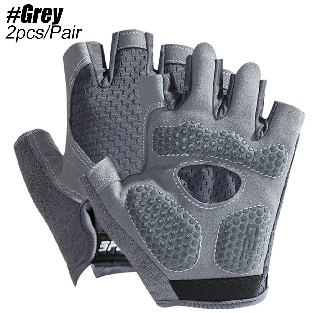 Kids Non-Slip Half-Finger Sports Gloves (Pair)