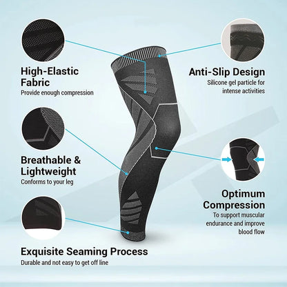 Heavy-Duty Full Leg Compression Sleeve