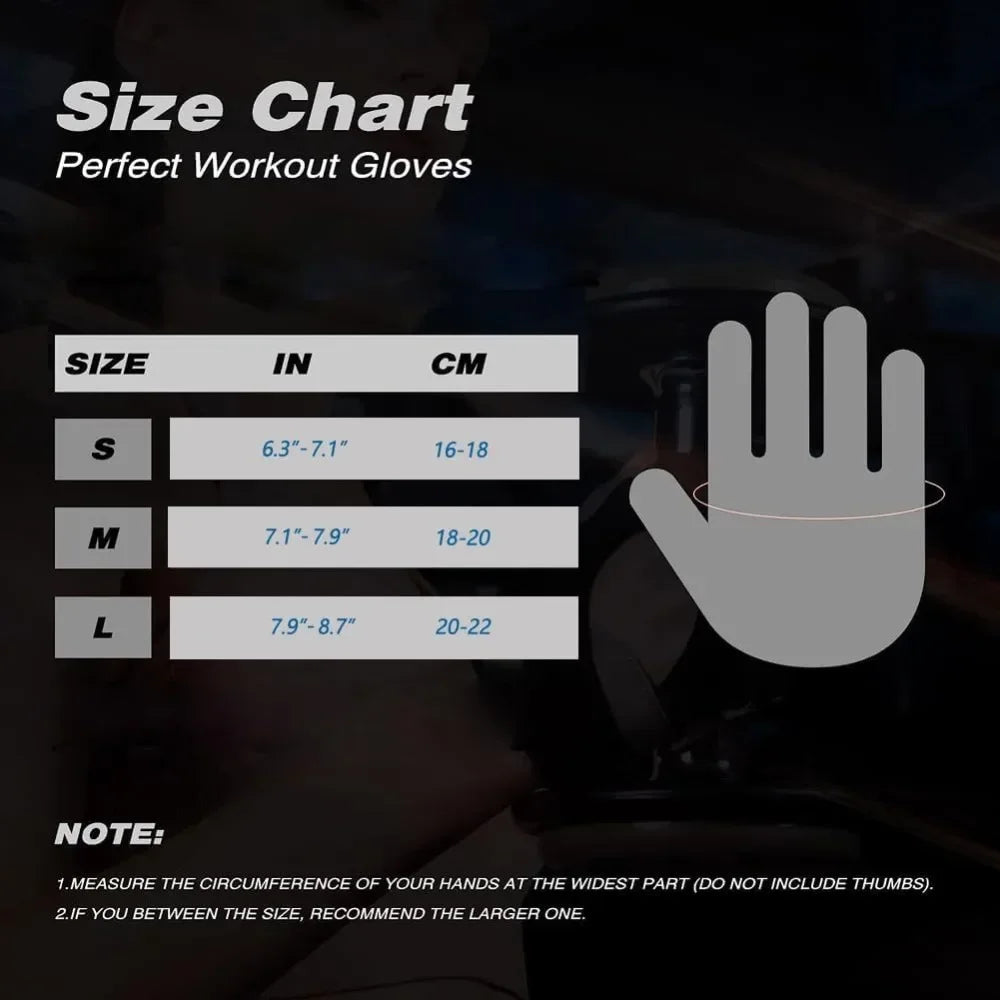 Breathable Fingerless Workout & Cycling Gloves (Pair)