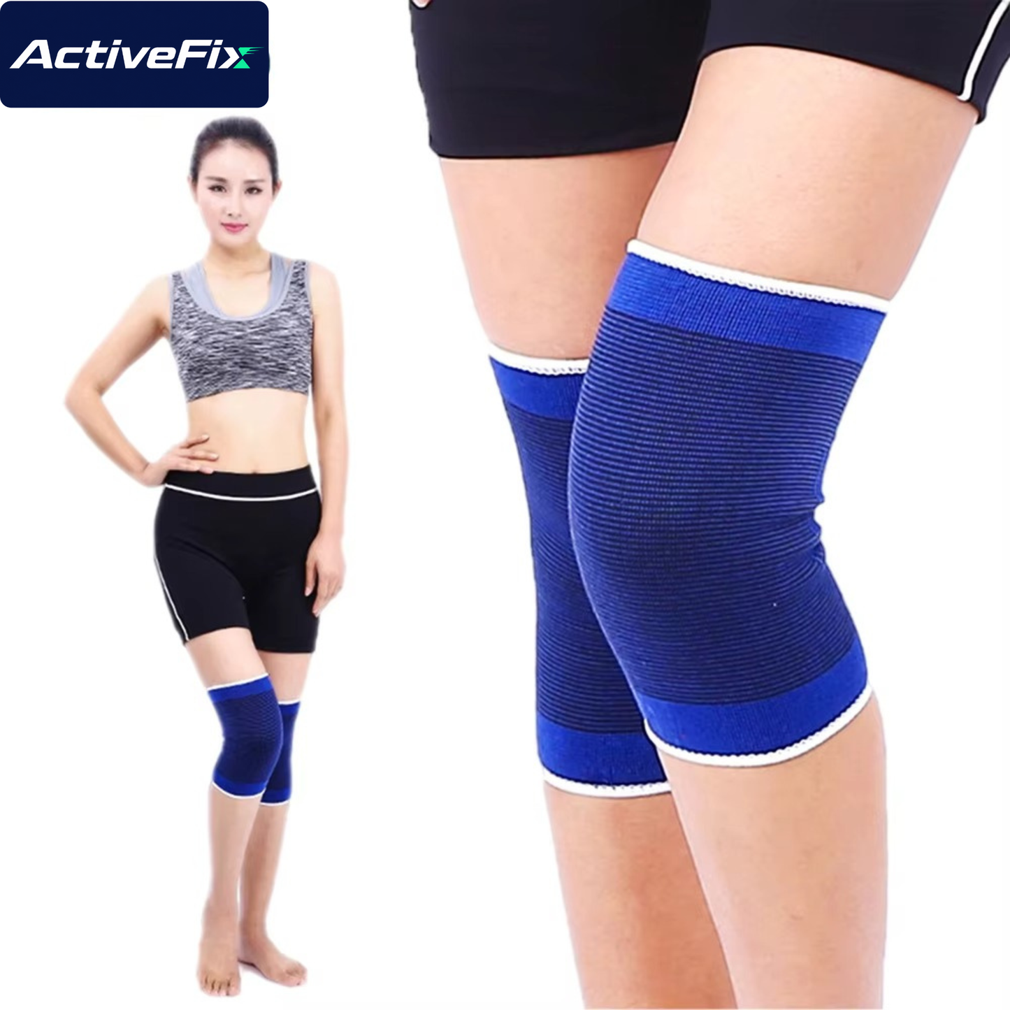 Elastic Sports Knee Braces (Pair)
